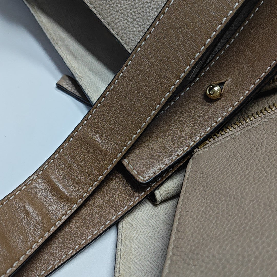 Hammock Small Calfskin Beige