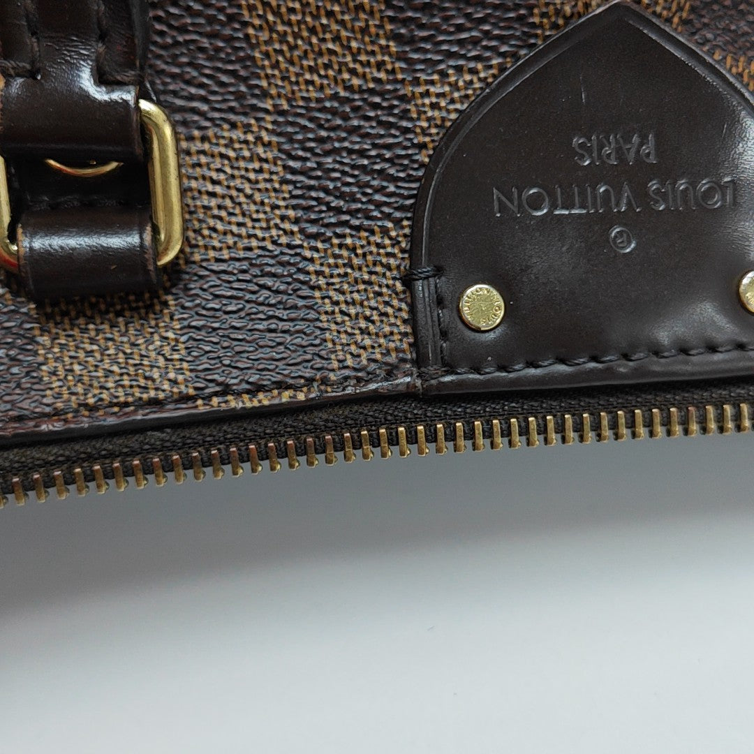 PALERMO PM Damier Ebene Coated Canvas Brown