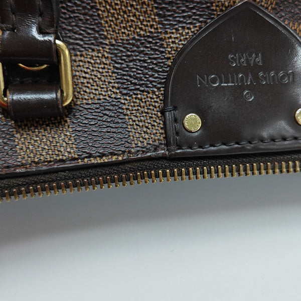 PALERMO PM Damier Ebene Coated Canvas Brown
