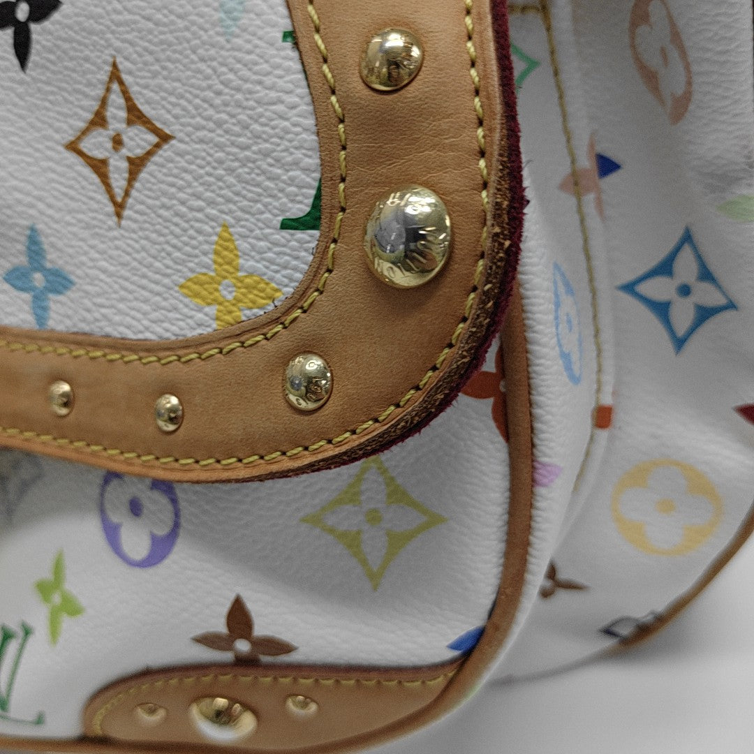 LV × TM RITA Monogram Coated Canvas White
