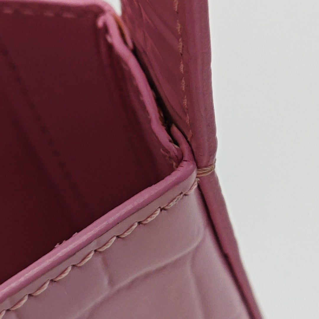 Calfskin Shoulder Bag Pink