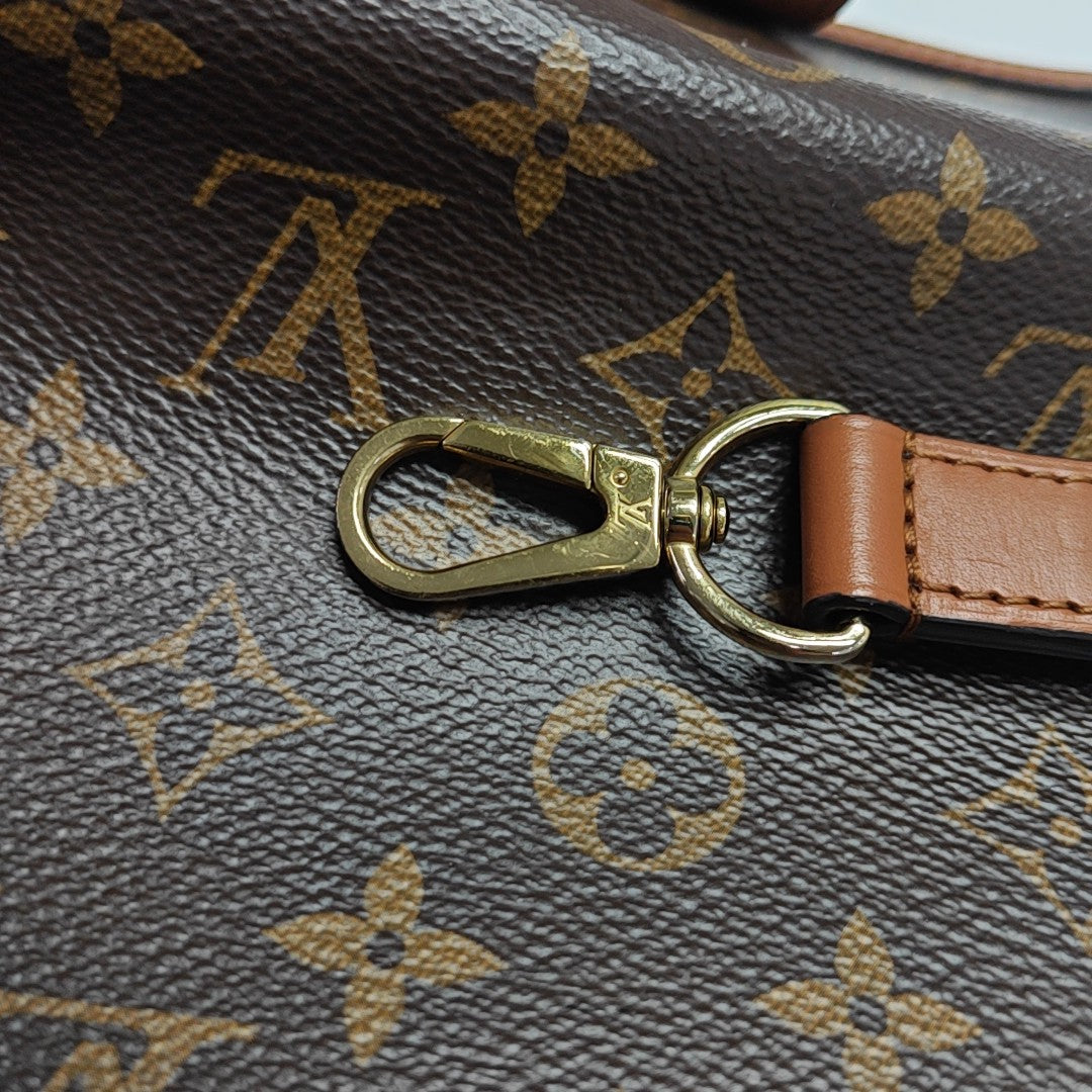 DAUPHINE Mini Monogram Coated Canvas Brown