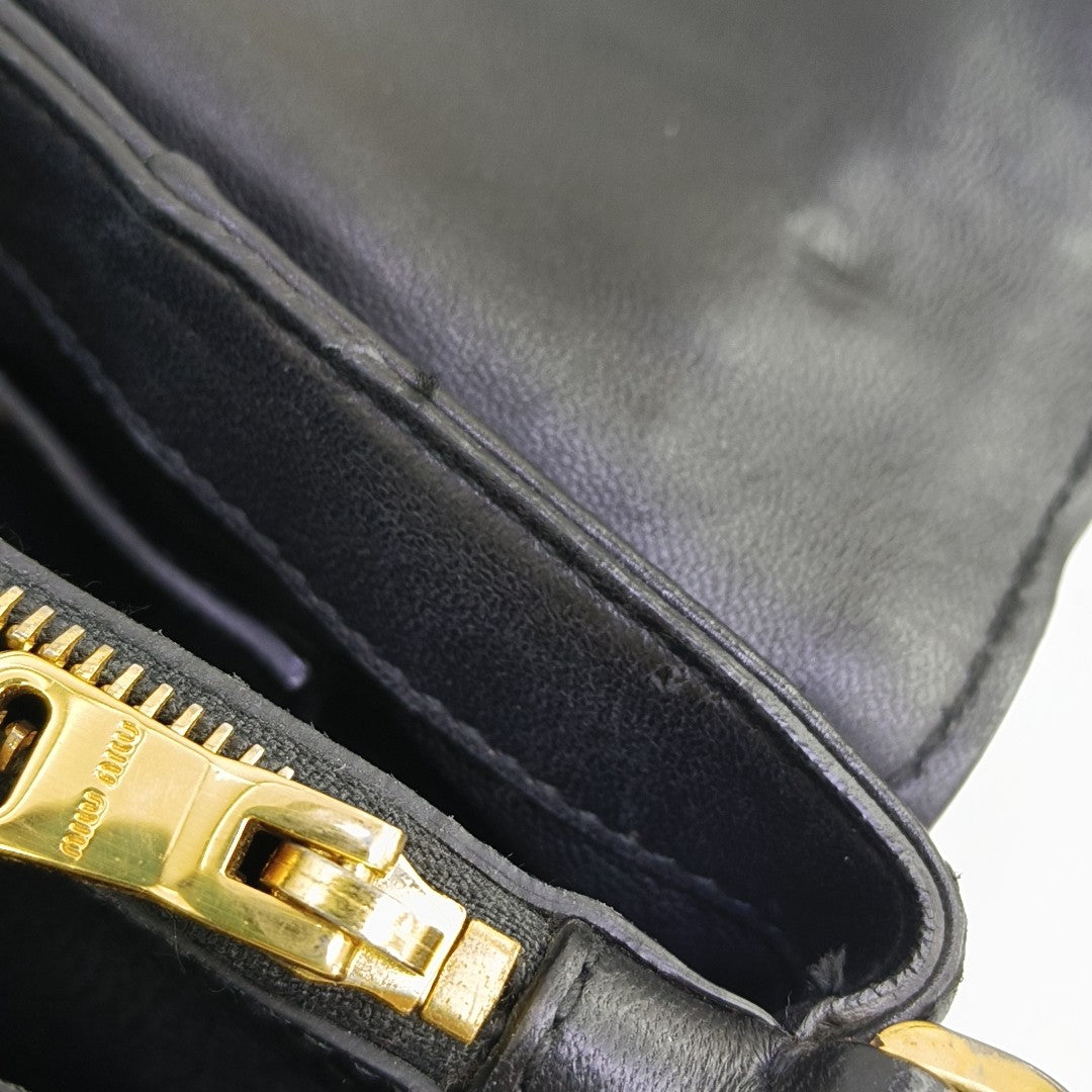 Dahlia Quilted Lambskin Black
