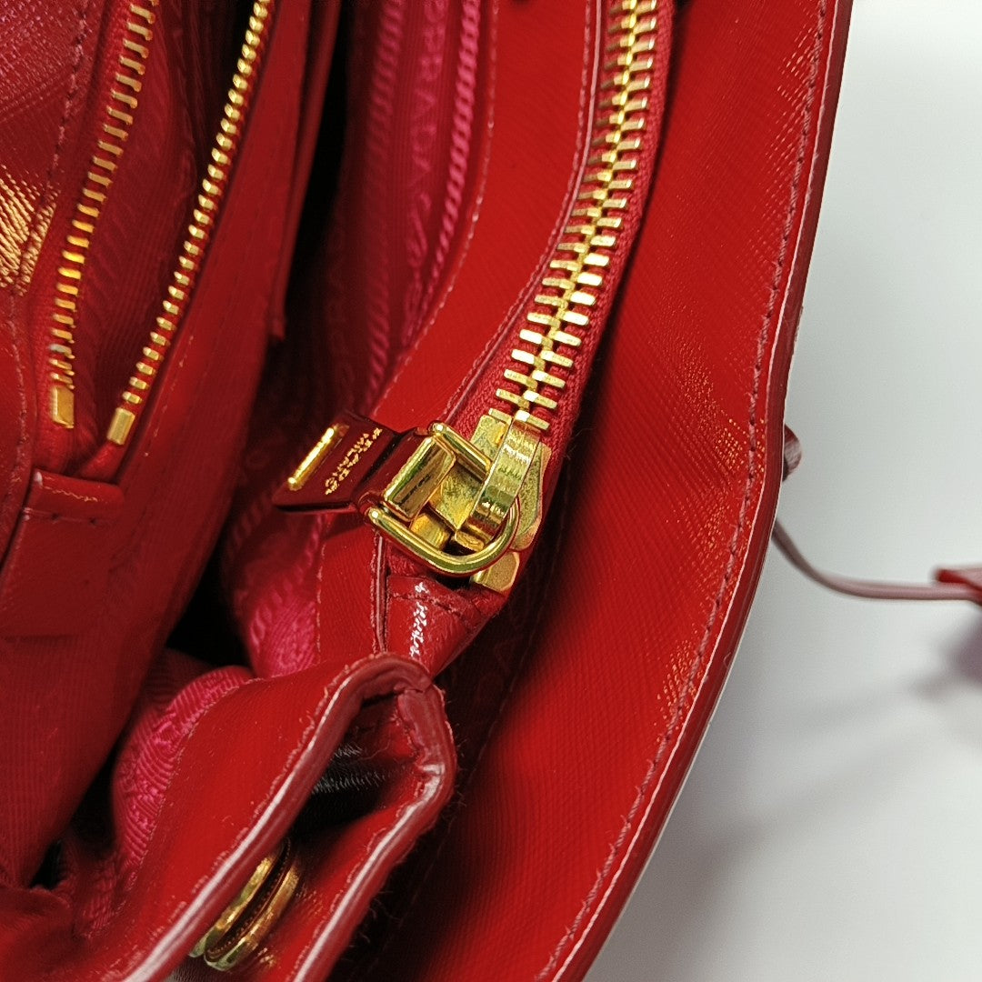Galleria Saffiano Calfskin Red
