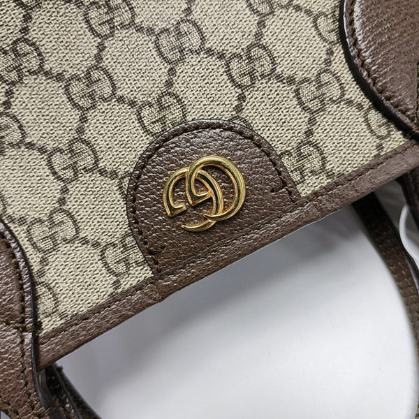 Monogram Coated Canvas Top Handle Bag Beige