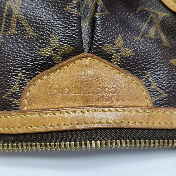 PALERMO GM Monogram Coated Canvas Brown