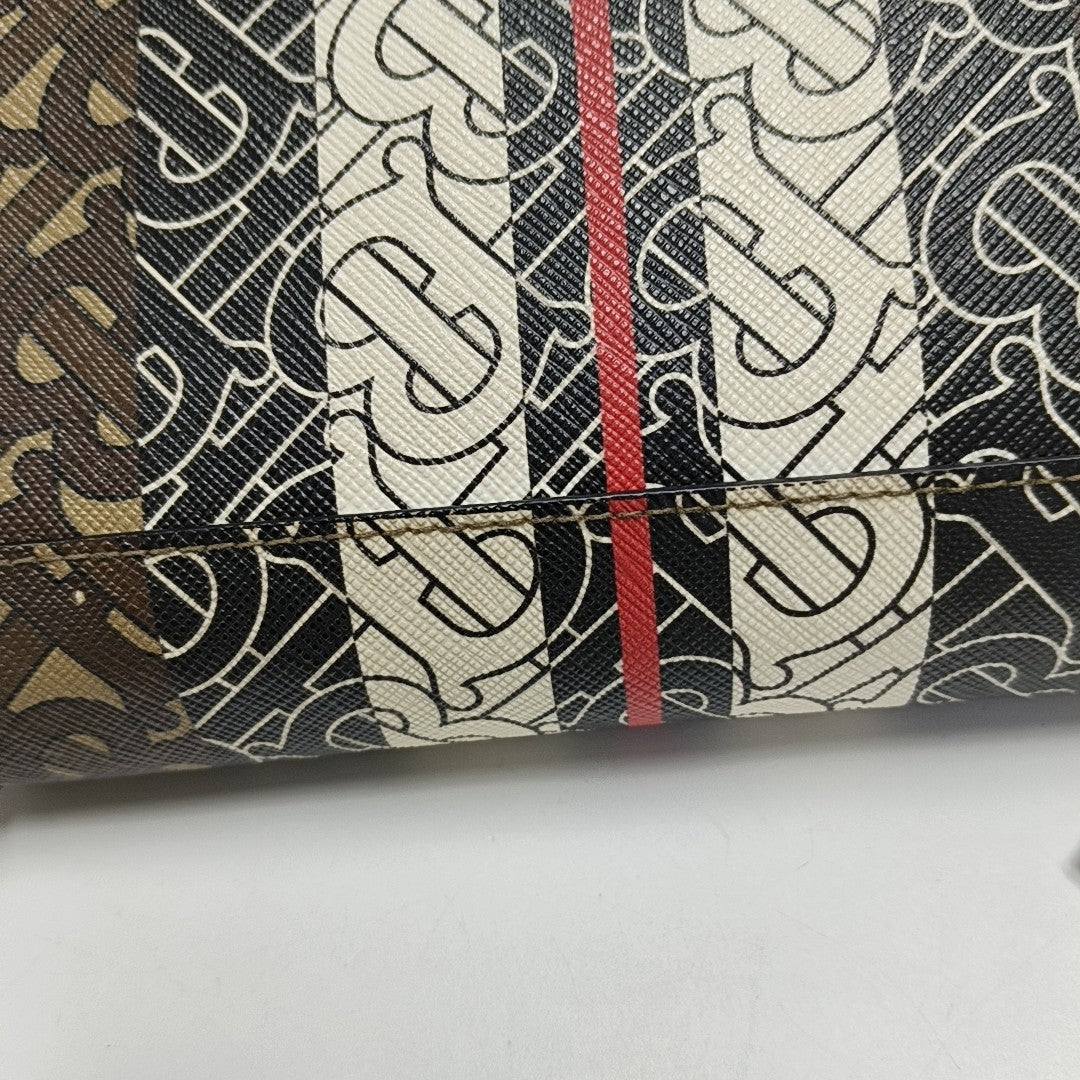 Crossbody Bag Coated Canvas Multicolor