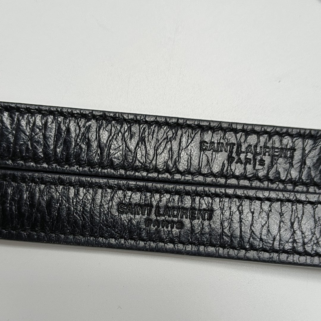 NIKI Medium Chevron Calfskin Black