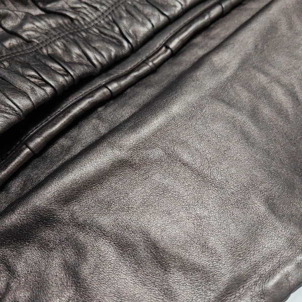 Quilted Lambskin Shoulder Bag Gray
