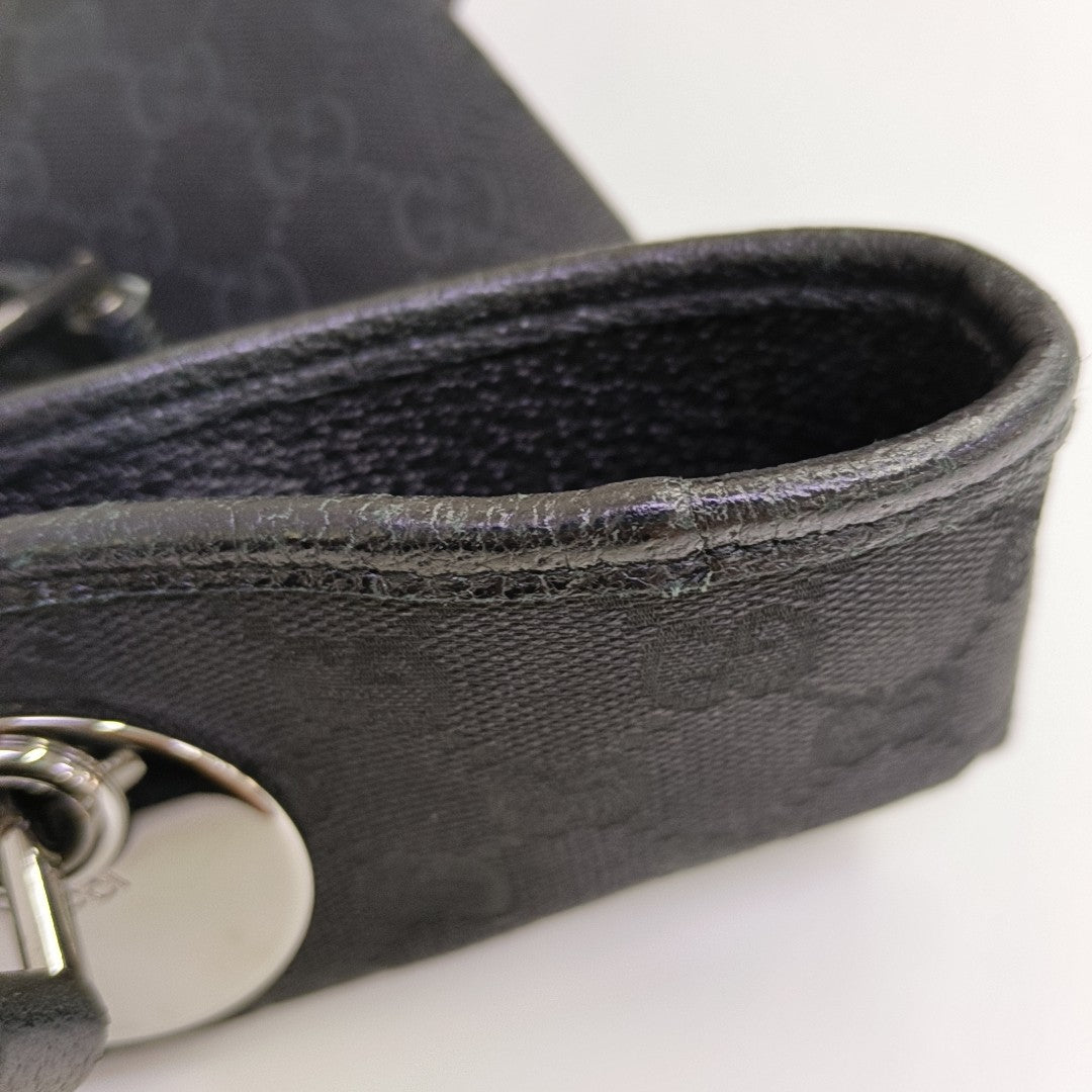 Monogram Canvas Tote Bag Black