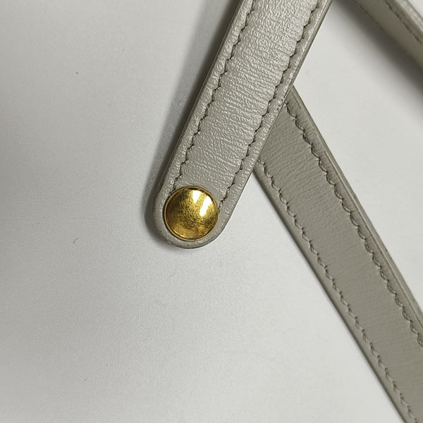 TRIOMPHE Mini Calfskin White