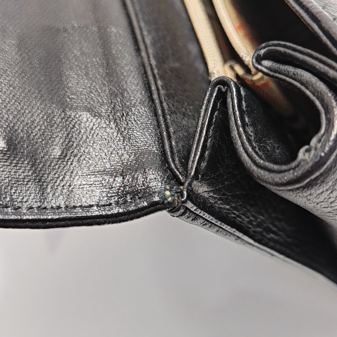 Calfskin Top Handle Bag Black
