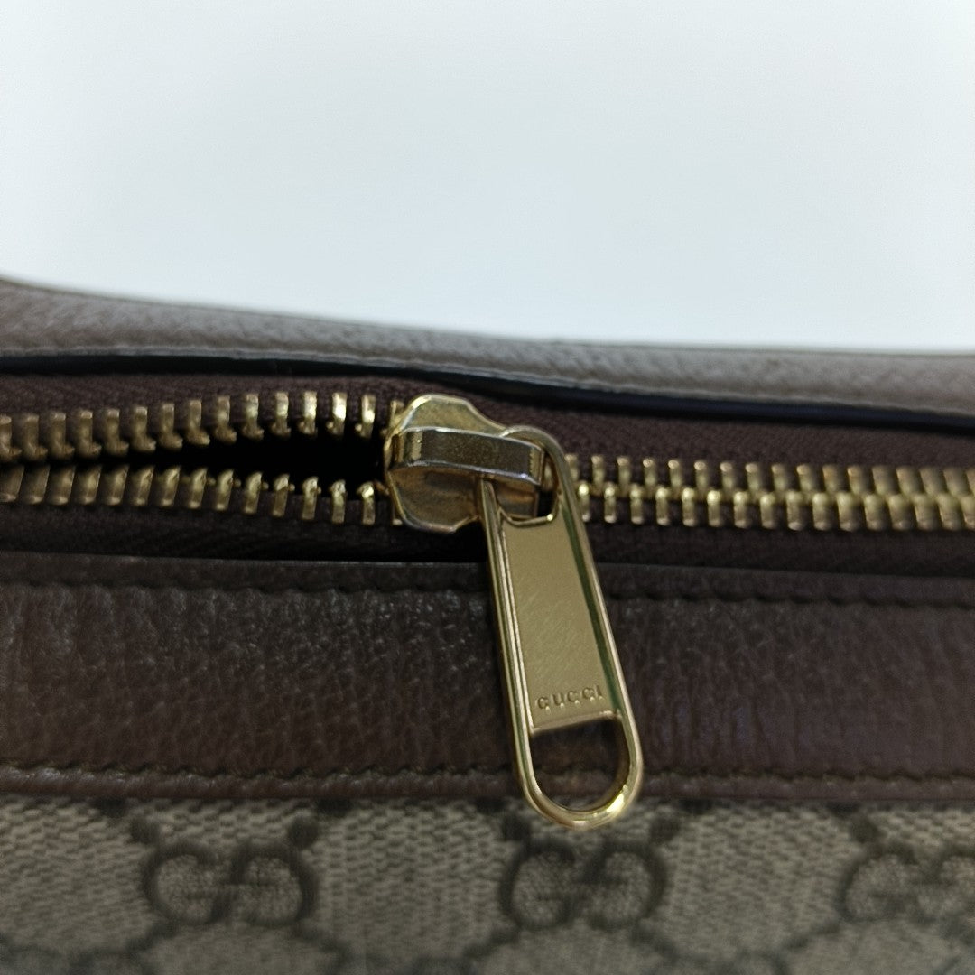 Authenticated pre-owned  Ophidia Mini Monogram Coated Canvas Beige - Top Handle Bag at Looply