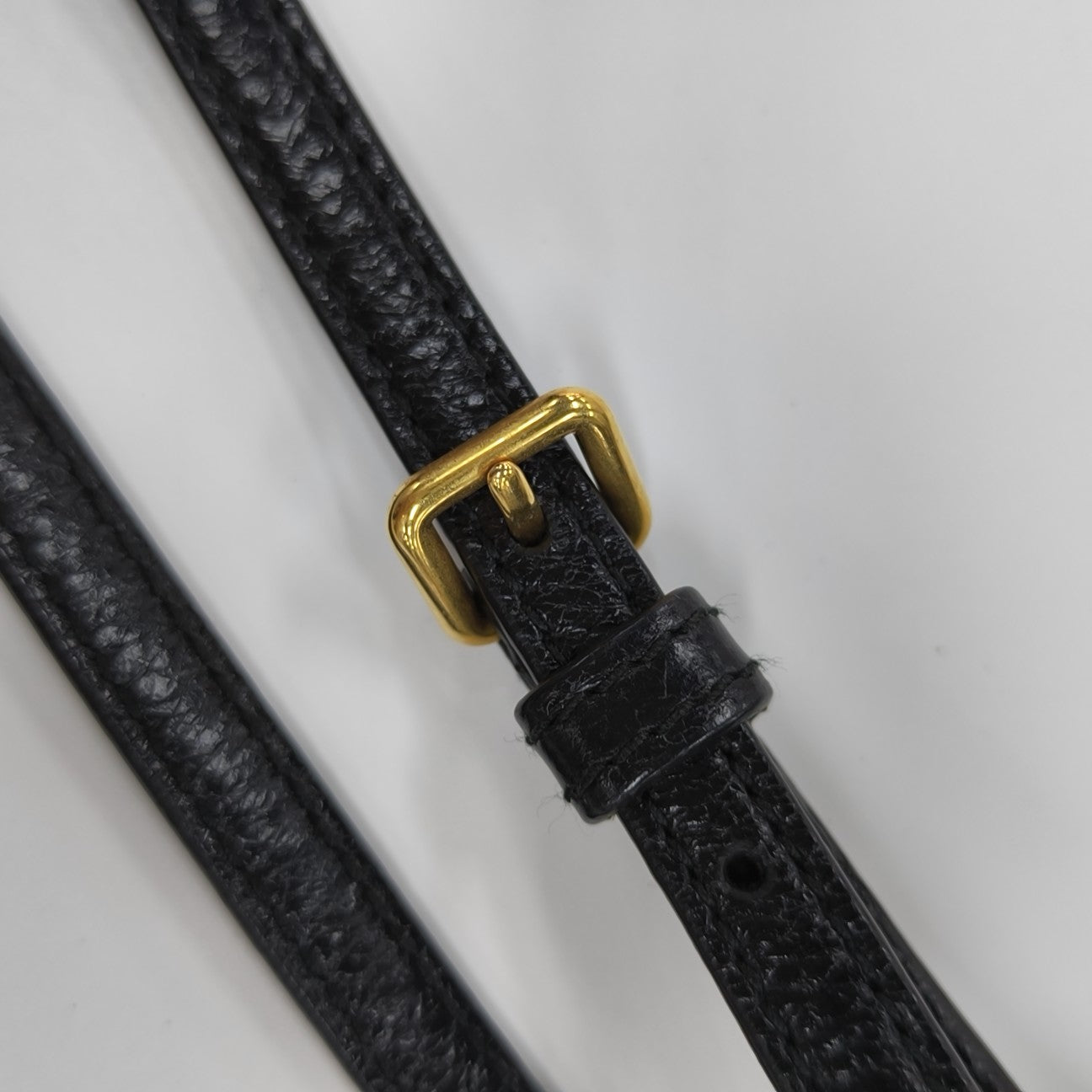 Quilted Lambskin Shoulder Bag Black