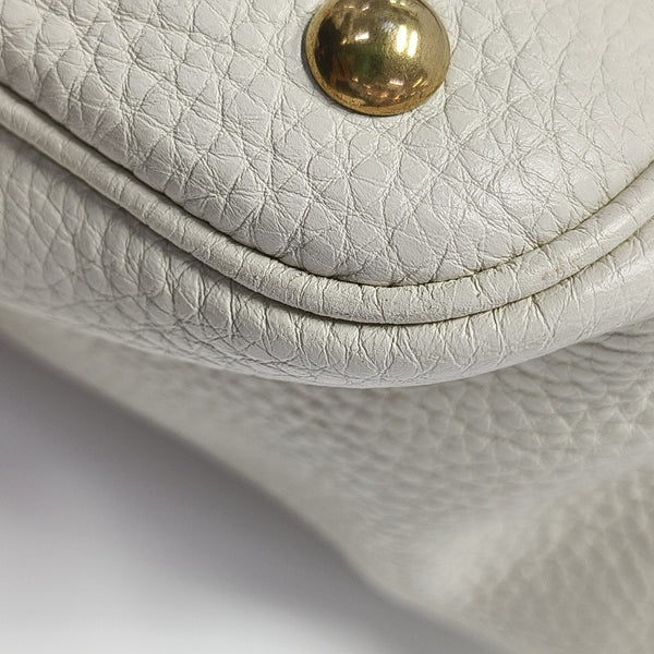 Calfskin Shoulder Bag White