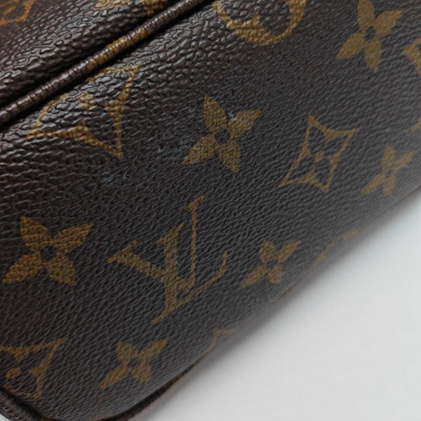 NEVERFULL BB Monogram Coated Canvas Brown