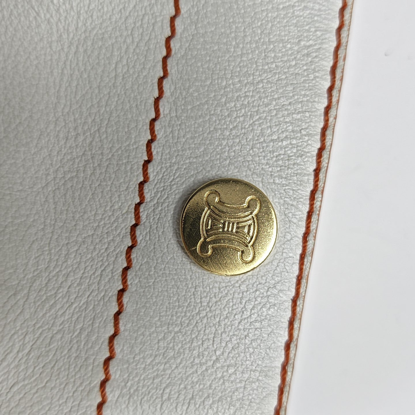 Calfskin Top Handle Bag White