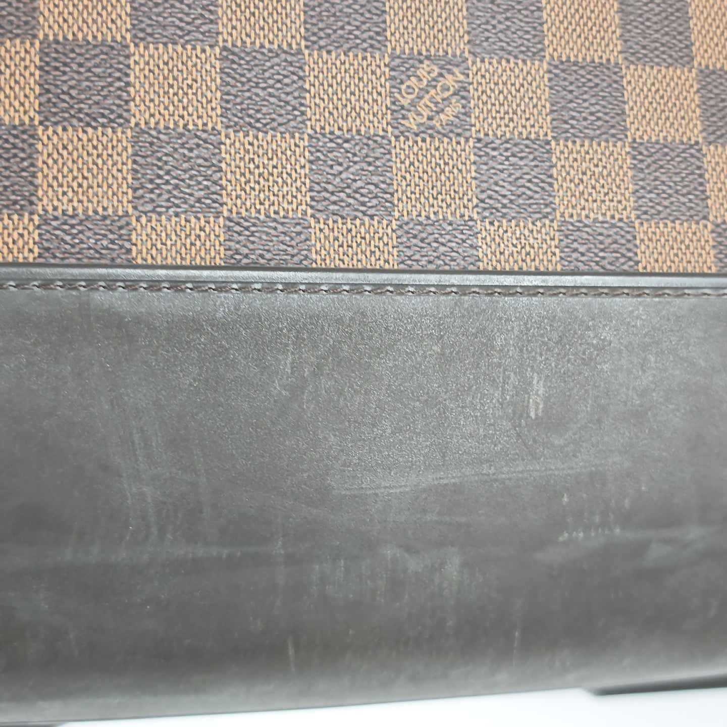 PEGASE 55 Damier Ebene Coated Canvas Brown