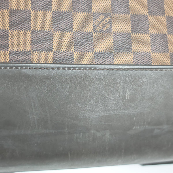 PEGASE 55 Damier Ebene Coated Canvas Brown
