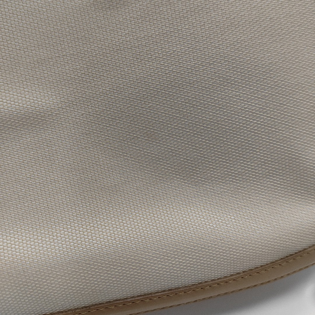 Canvas Shoulder Bag Beige