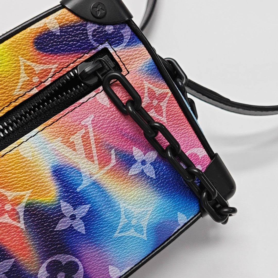 SOFT TRUNK Mini Monogram Coated Canvas Multicolor