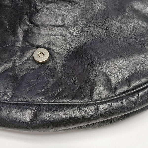 Calfskin Top Handle Bag Black
