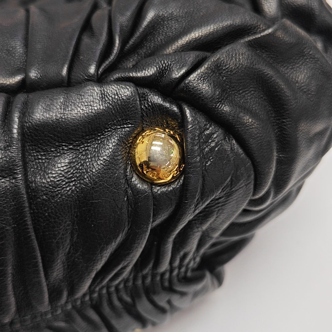 Gaufre Calfskin Black