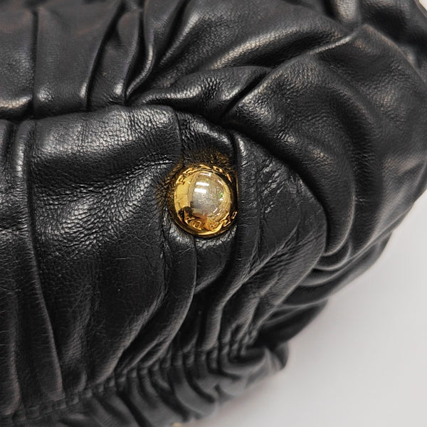 Gaufre Calfskin Black