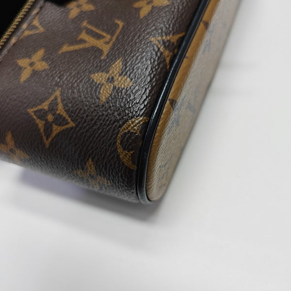 Vanity Chain Pouch Monogram Coated Canvas Brown