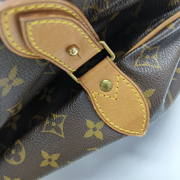 HUNTING Monogram Coated Canvas Brown