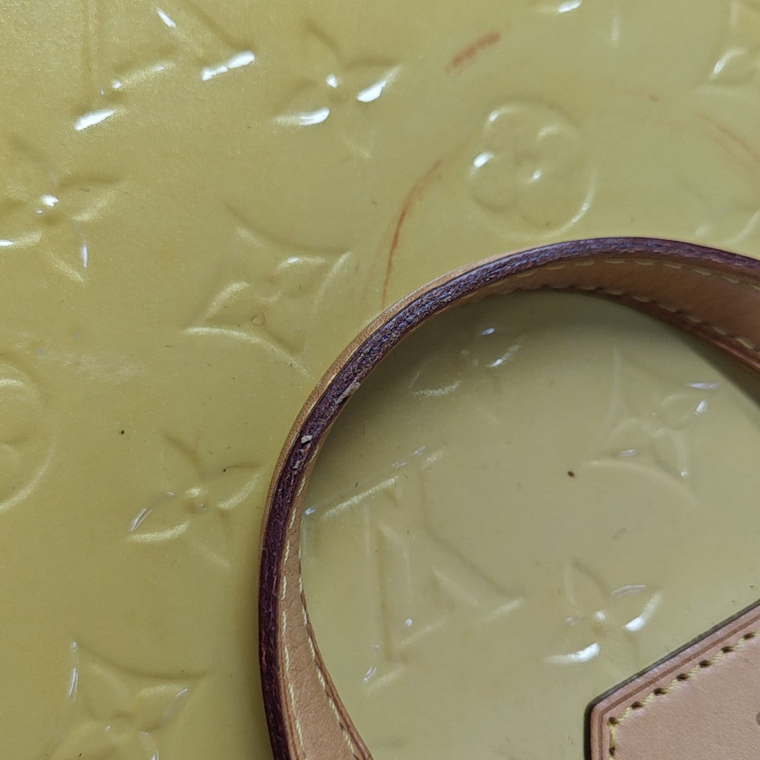 BREA MM Monogram Patent Leather Yellow
