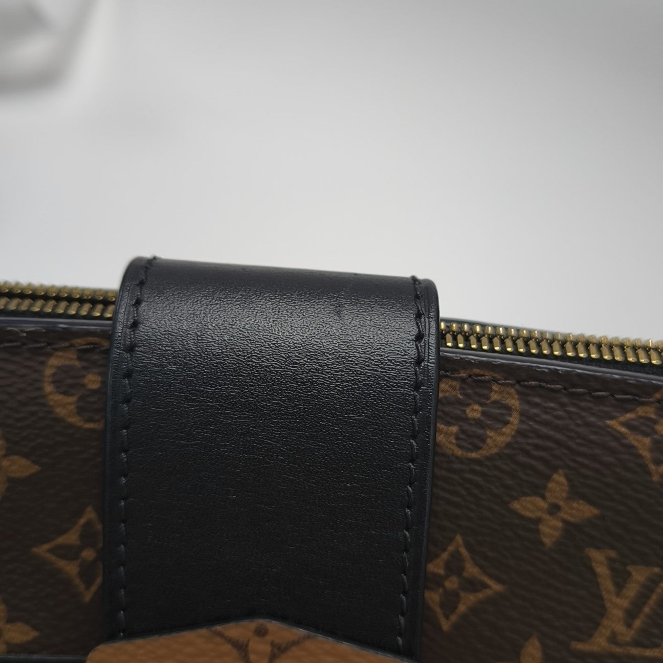 TRUNK Monogram Coated Canvas Brown
