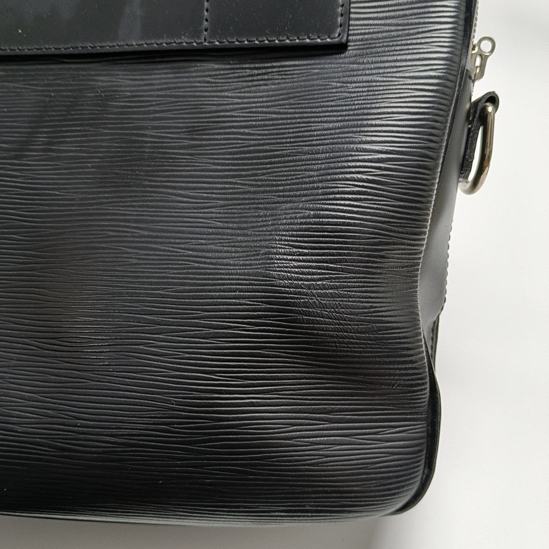 Epi Top Handle Bag Black