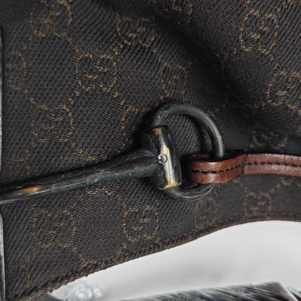 Monogram Canvas Tote Bag Black