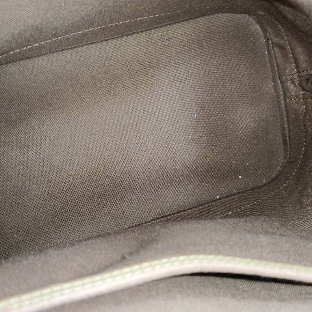 ALMA PM Monogram Coated Canvas Brown