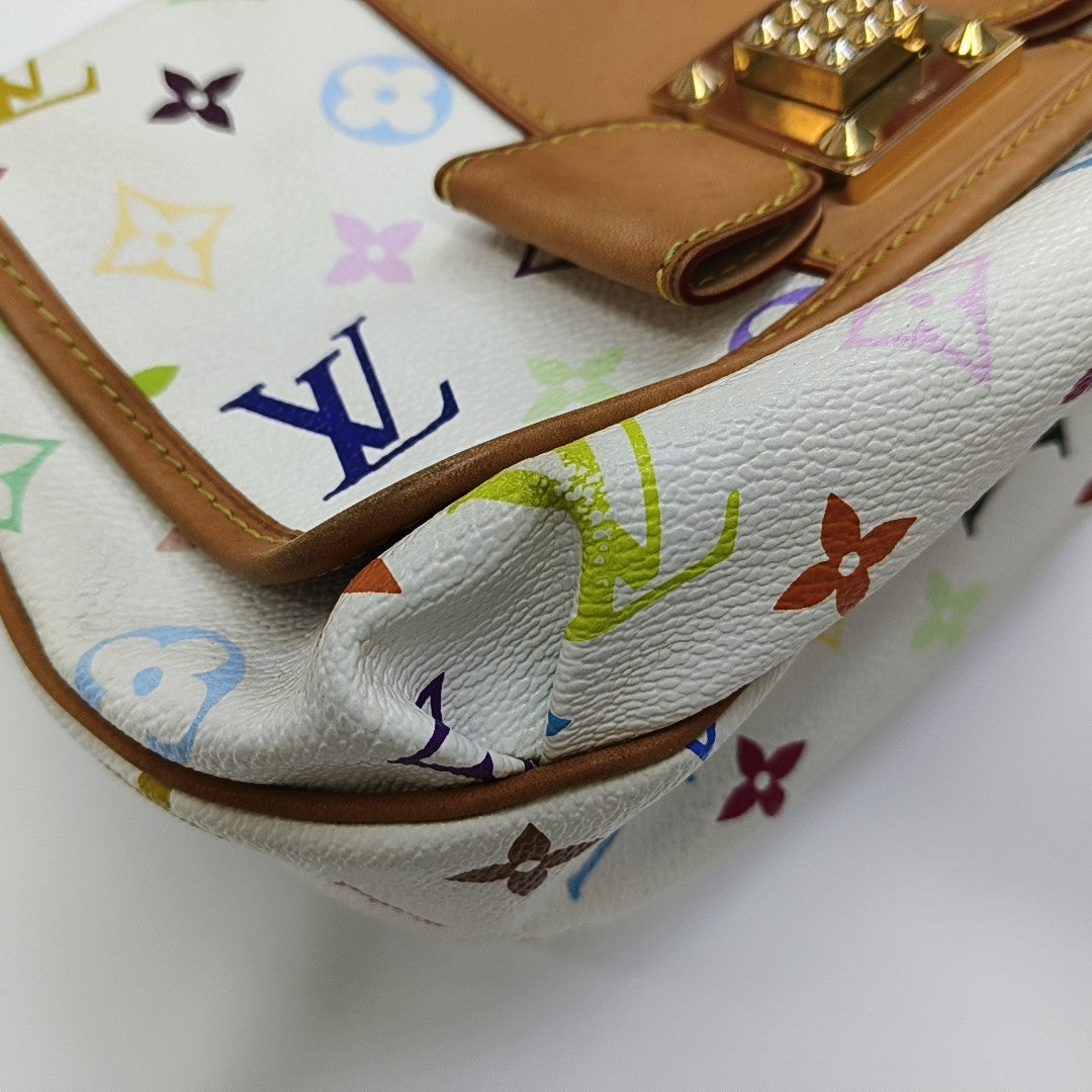 LV × TM ANNIE Monogram Coated Canvas White