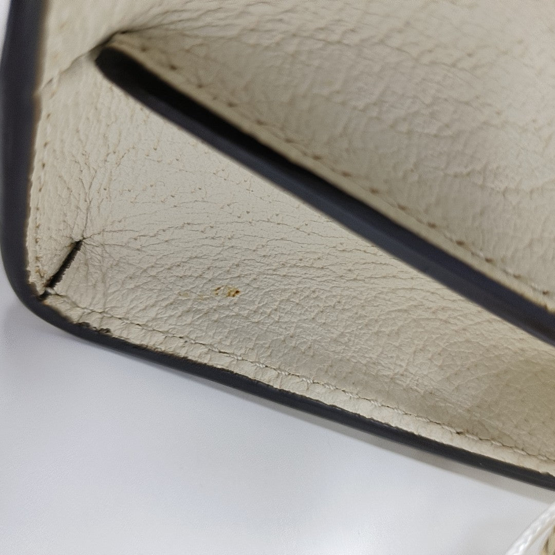 Ophidia Small Calfskin White
