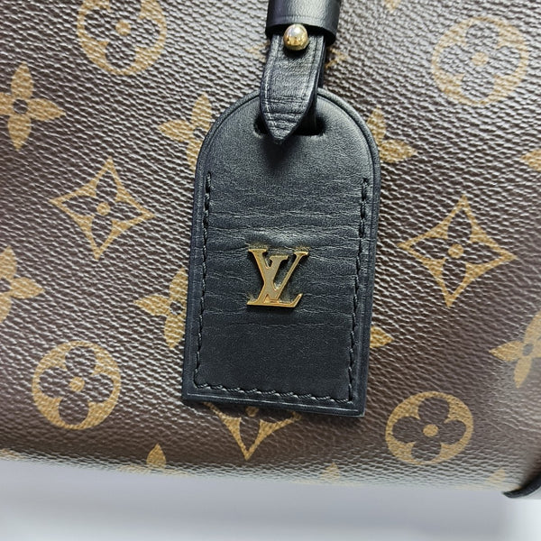 PETITE MALLE Monogram Coated Canvas Brown