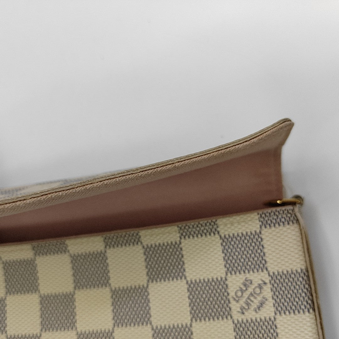 FÉLICIE Damier Azur Coated Canvas White