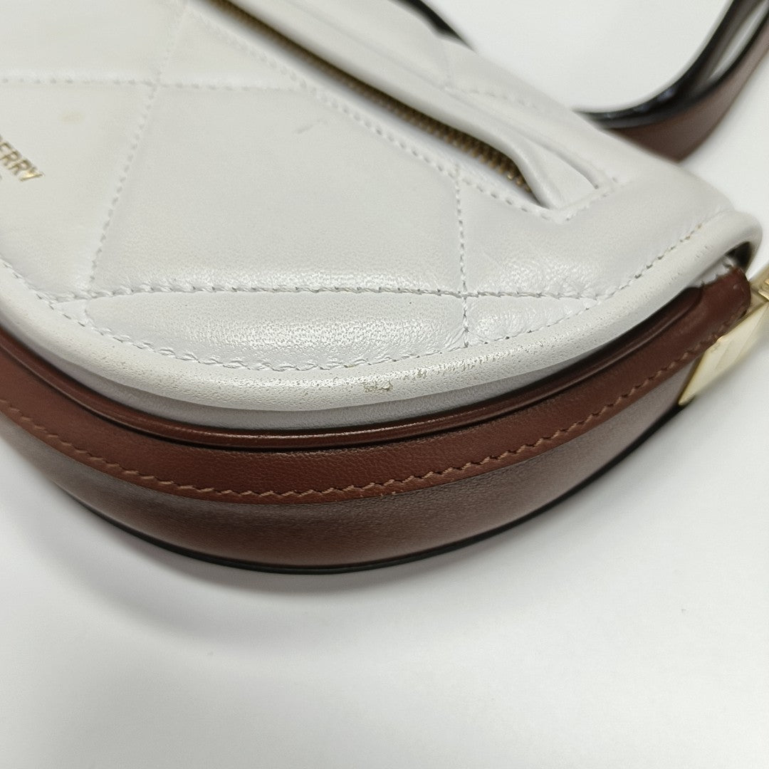 Olympia Mini Quilted Lambskin White