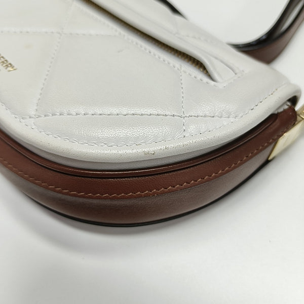 Olympia Mini Quilted Lambskin White