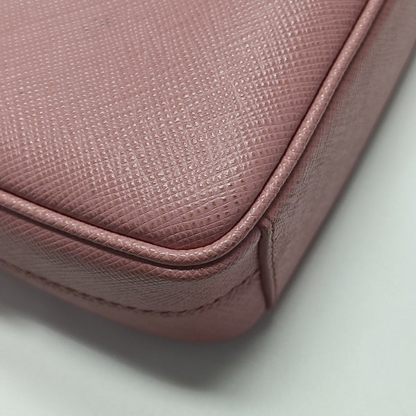 Saffiano Calfskin Shoulder Bag Pink