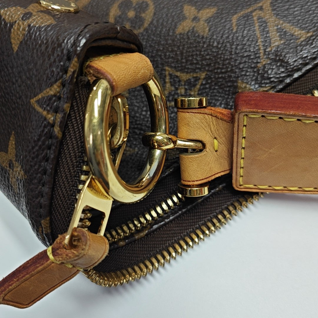 SULLY MM Monogram Coated Canvas Brown