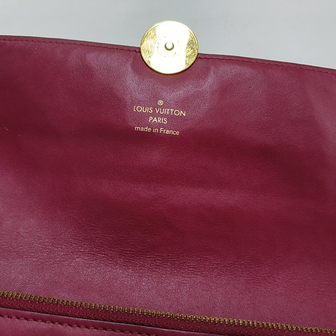FLORE Monogram Coated Canvas Brown
