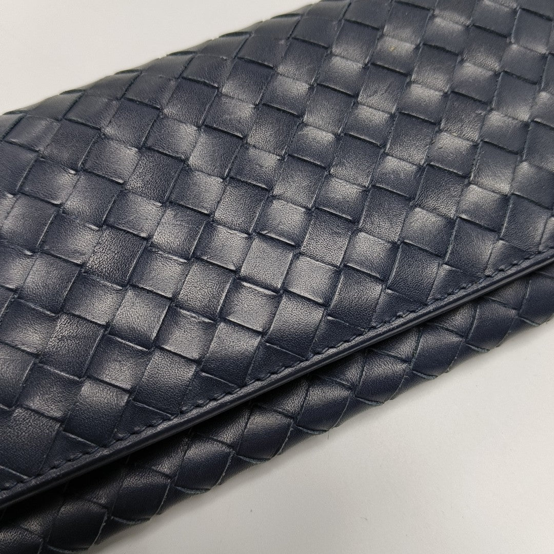 Calfskin Wallet Blue