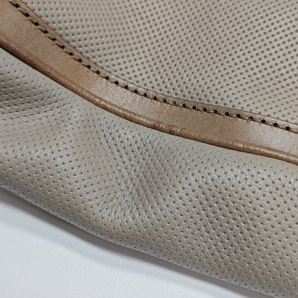 Calfskin Top Handle Bag Gray