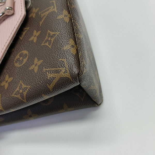 SAINT MICHEL Monogram Coated Canvas Pink