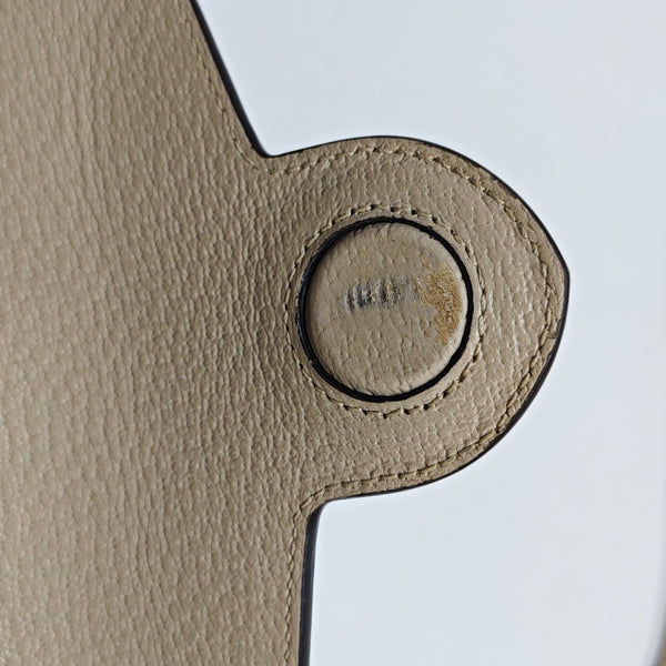 Horsebit 1955 Mini Monogram Coated Canvas Beige