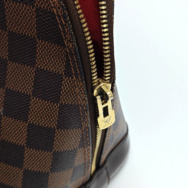 ALMA PM Damier Ebene Coated Canvas Brown