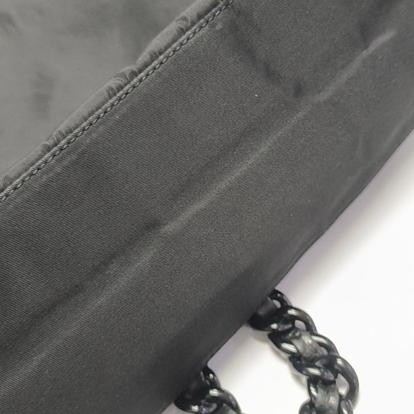 Nylon Shoulder Bag Black